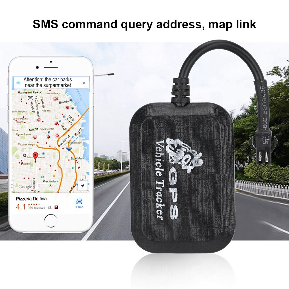 Gt005 gps-locator auto motorfiets elektrische voertuig positionering tracker gsm 850/900/1800/1900 auto gps-locator voor alle voertuigen