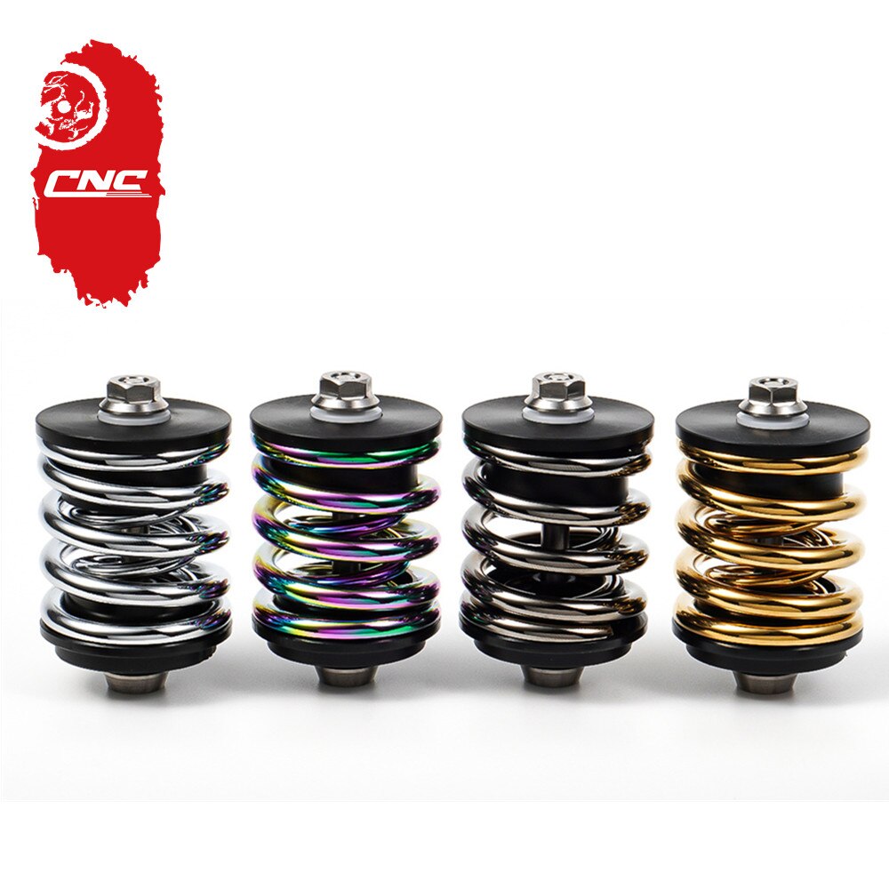 CNC Rear Shock Absorber Folding Bike Suspension Spring BMX Titanium Axle Spring For Brompton