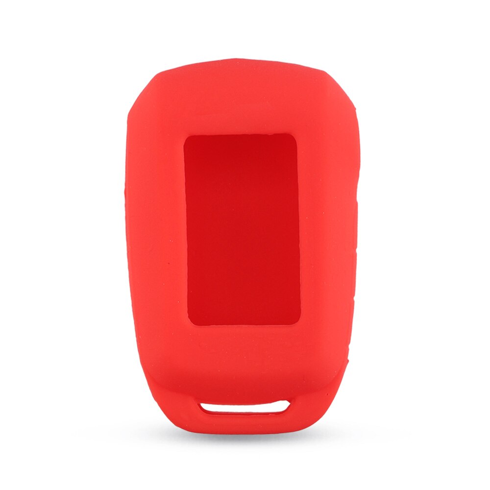 Keyyou voor starline  a92 a94 v62 a62 a64 sleutelhanger 2- weg alarmsysteem siliconen sleutelhoesje sleutelhanger siliconen hoesje sleutelhoes afstandsbediening: Rood