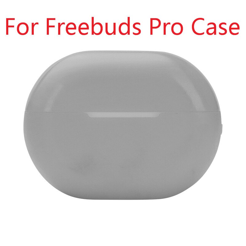 Cover for Huawei Freebuds Pro Case Soft Silicone Cute freebuds pro earphone Protector Accessories for Huawei freedubs pro Cases: Gray