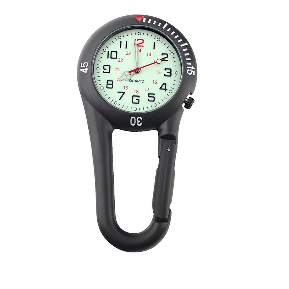 Jahrgang Uhr Karabiner Kompass Leuchtenden Multifunktions Sport Clip Korkenzieher Rucksack Tasche Medizinische Charme Uhren L4P5: Ursprünglich Titel