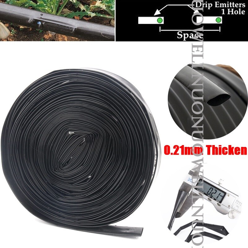 20~100M 16*0.2mm 1-Hole Patch Type Irrigation Drip Tape Fruit Tree Greenhouse Drip Hose Micro Irrigation System Seepage Pipe