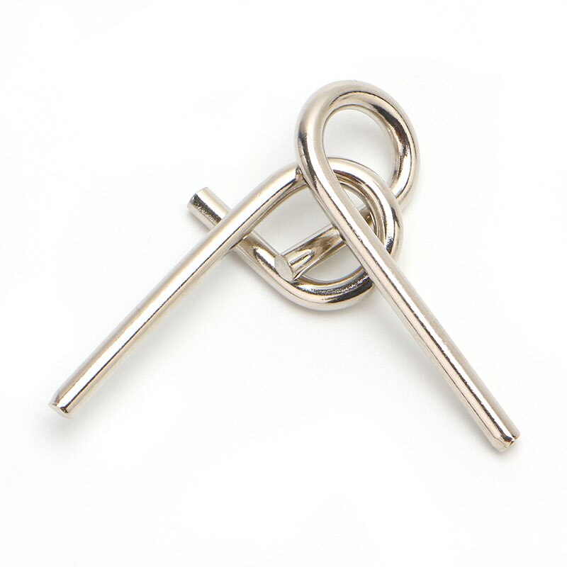 8 sztuk/zestaw zagadki logiczne z drutu gra IQ umysł test łamigłówka zabawki dla dzieci dorośli GXMB