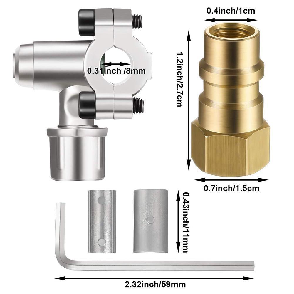 2 Packs Air Conditioning Retrofit Valve with Dust Cap Converts R12 to R134a Piercing Tap Valve Replace Car Accessories