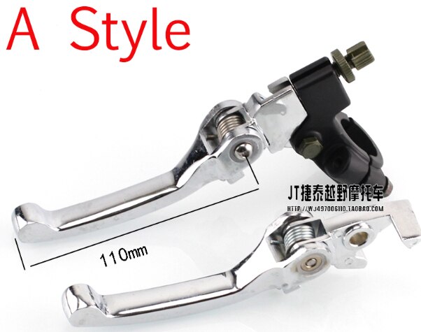 off-road motorcycle accessories handle folding brake handle 50cc 110cc 125cc 150cc 200cc taotao bse kayo zongshen loncin lifan: A