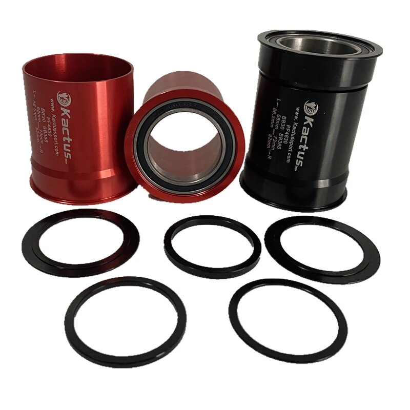 KACTUS PF4630/BB30-soporte inferior de cerámica para bicicleta de montaña, 68-73MM, 86,5-92MM, pedalier para bicicleta de carretera