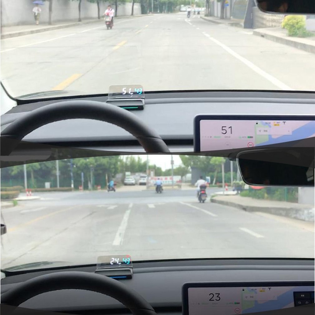 Neueste M3S HUD Kopf-hoch Anzeige Multi-schicht Verbund Bildschirm Verhindern Bleichen Tür Getriebe Visuelle Wirkung Anzeige Für tesla Modell 3