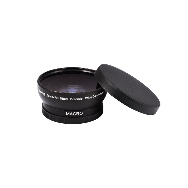 NEWYI Digital Lens Replacement 58mm 0.45X WIDE Angle LENS with Macro Conversion LENS 58 0.45 Black