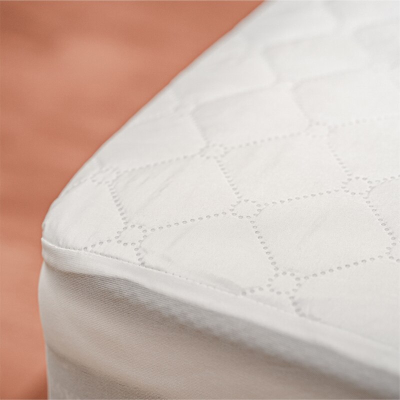 Witte Kleur Waterdichte Gewatteerde Matrashoes Queen Size Hotel Anti-Mijt Quilten Bed Protector Cover Geen Kussensloop