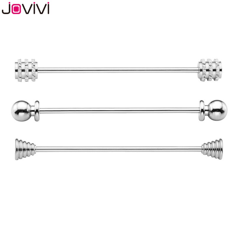 Jovivi Rvs Schroef Mannen Kraag Bar Pins Shirts Tie Pins Stropdas Pin Sluiting Revers Stok Kraag Broche Vader dag: 3pcs Silver