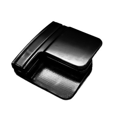 Pantaloni vita termoretraibile clip unisex uomo donna vita fibbia elasticizzata clip da cintura multifunzione pieghevole elastico fibbia per cintura clip per indumenti: nero