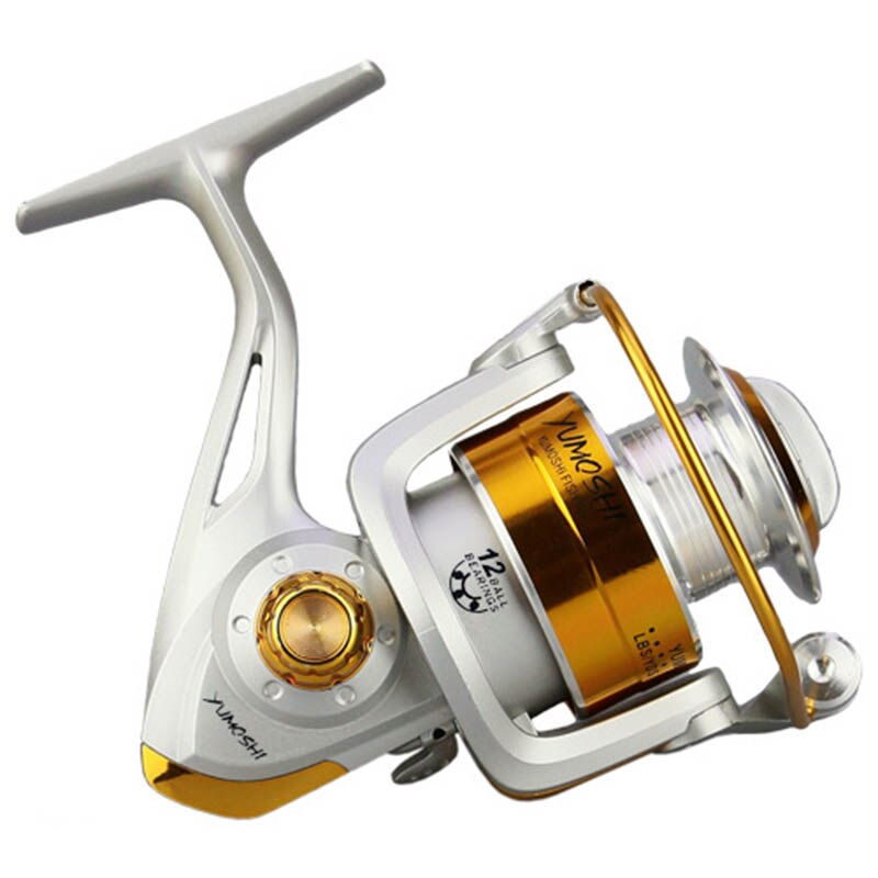 Vissen Reel 12BB 5.5:1 Metalen Spoel Karper Bass Visgerei Spinning Reel Vis Wiel Accessoires SEC88