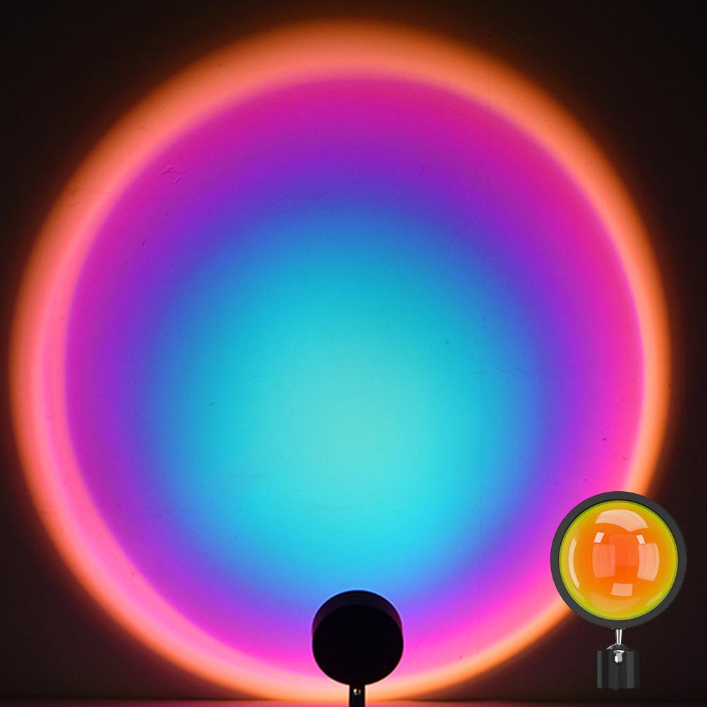 Led Dusk Lamp Projector Zonsondergang Lamp Verstelbare 360 Graden Romantische Visuele Sfeerverlichting Lamp Voor Woonkamer Slaapkamer