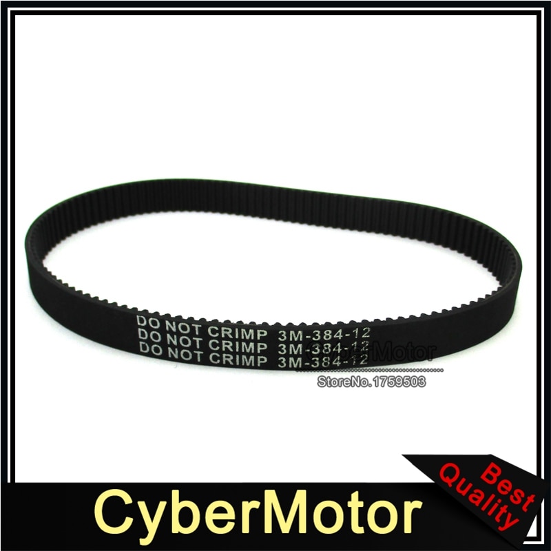 3M-384-12 Transfer Drive Belt For Electric E-Bike Scooter Pulse Charger City Skull