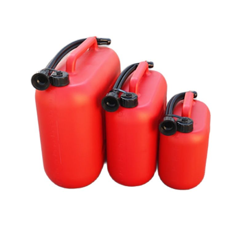 5L/10L/20L Gasoline Container Fuel Tank Plastic Gasoline Oil Barrel Car Jerry Can Petrol Cans Gas Cans With Scale Oil Pipe