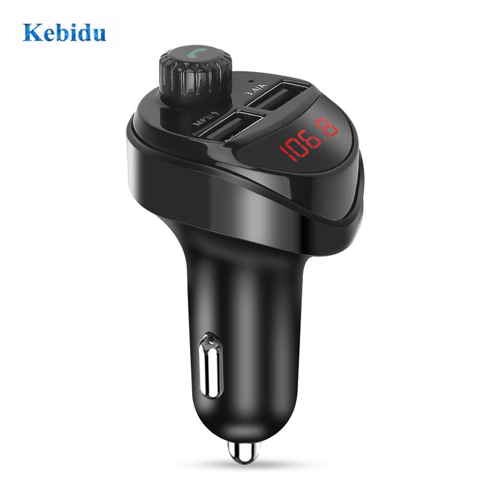 Car Charger Fm-zender Bluetooth Car Audio MP3 Speler Tf Card Auto Kit 3.4A Dual Usb Auto Telefoon Oplader Voor xiaomi Mi