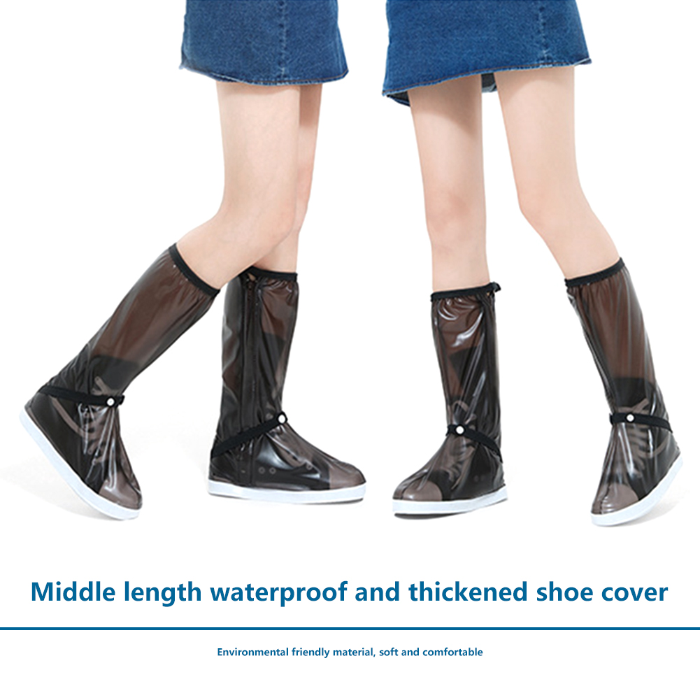 Outdoor Rain Shoes Boots Covers Waterproof Slip-resistant Overshoes Galoshes Travel for Men Women Kids
