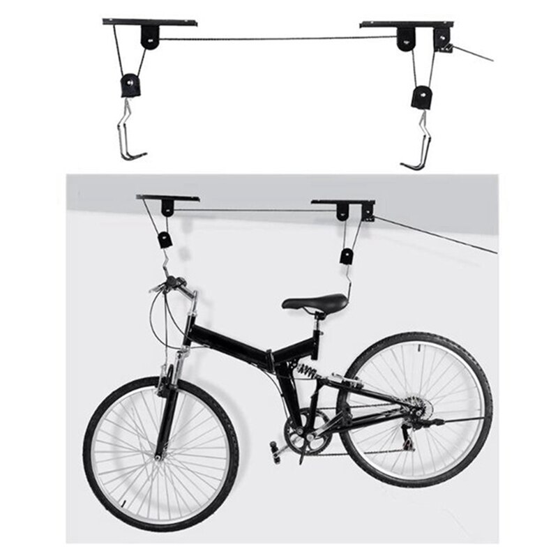 Bicycle Parking Rack Wall-Top Hanger, Roof Bracket, Bicycle Suspension Display Rack, Bicycle Load Lifter