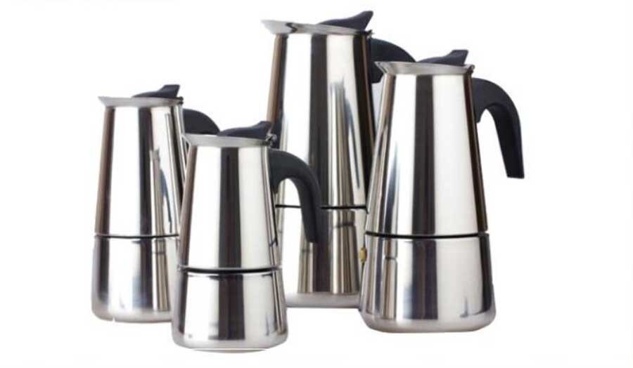 Stainless Steel Coffee Pot Used For Italian Espresso Machine Potable Induction Cooker Coffee Pot D097