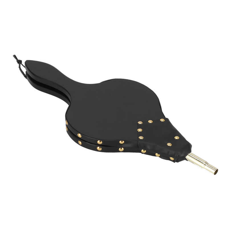 Fireplace Wood Bellower Fireplace Bellows Sturdy Nozzle 18.7x7.7in Ergonomics Handle Antique Portable for Outdoor Activities for