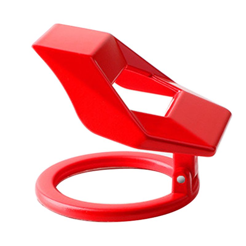 Aluminum Alloy Start Stop Engine Push Button Switch Cover Car Interior Decor: Red