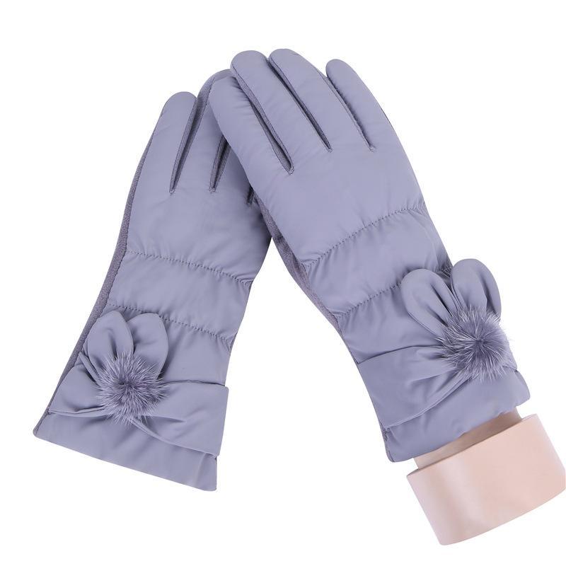 Pantalla táctil a prueba de viento sólida informal para mujer, guantes abrigados Unisex 027A, 027C, 027D, 027E