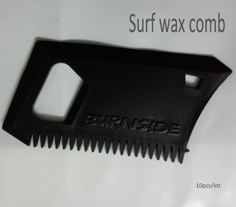 Plastic black surf wax comb 5 pcs
