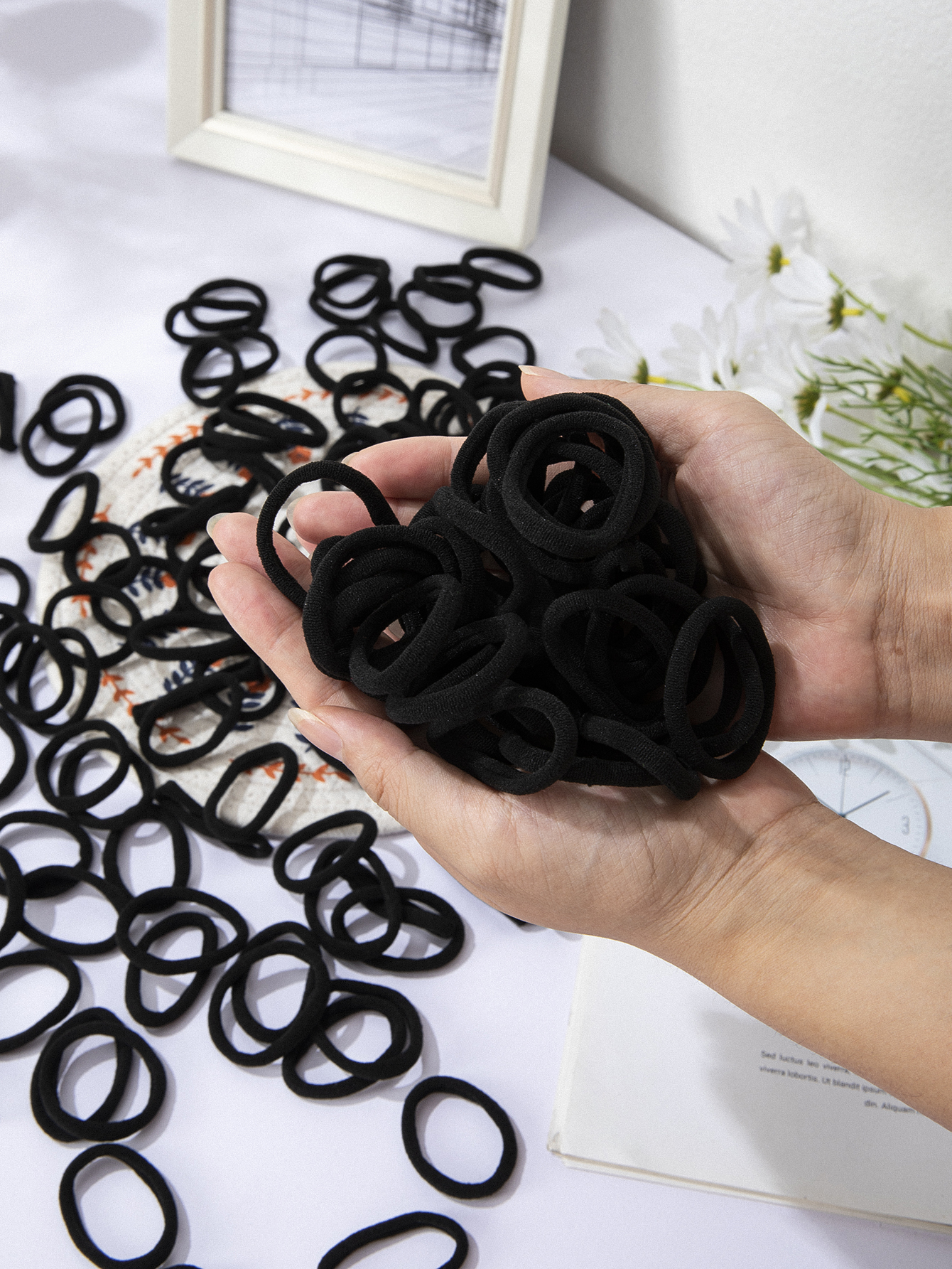 Hair Bands for Women Girls Hairband High Elastic Rubber Band Hair Ties Ponytail Holder Scrunchies Accessorie