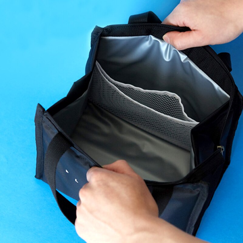 Sac à déjeuner isolé Portable pour femmes hommes boîte à dîner thermique refroidisseur poche école Bento fourre-tout organisateur de voyage pique-nique nécessaire