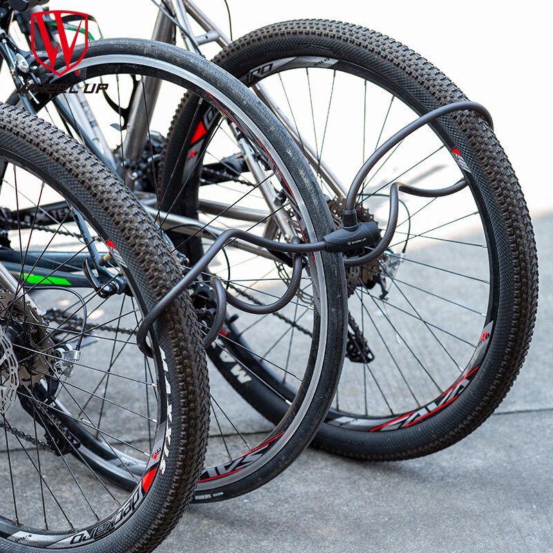 Steel Cable Bicycle Lock Folding Bike Lock On Bicycle Anti-Theft Bicycle Key Bike Locks Bike SAFETY Accessories