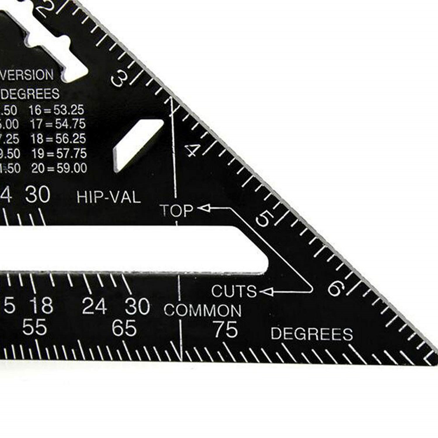 7&quot; Measuring Tool Metric Triangle Angle Ruler Square Protractor Car Thickness Measurement Accessories For Office Camping Trailer