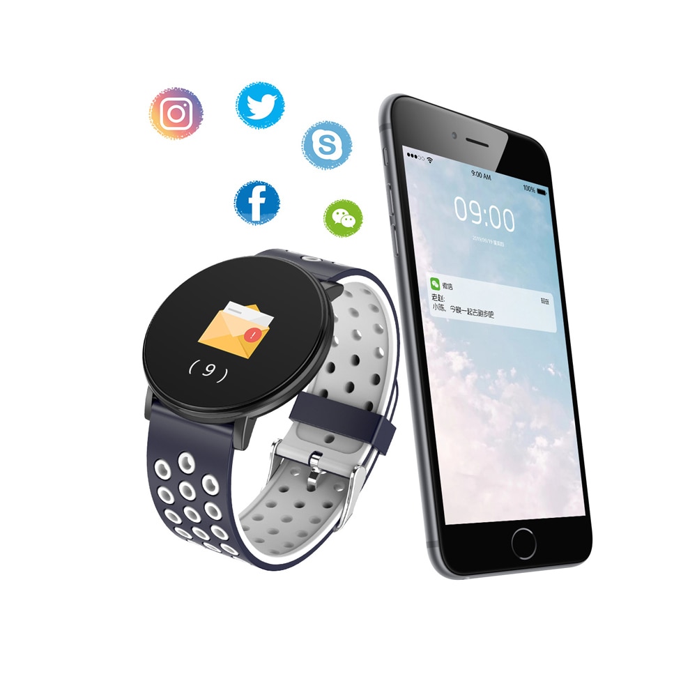 Reloj de pulsera Digital ID119 Plus para hombre, Monitor de ritmo cardíaco durante el sueño, cámara impermeable, Control remoto, calendario, consumo de calorías