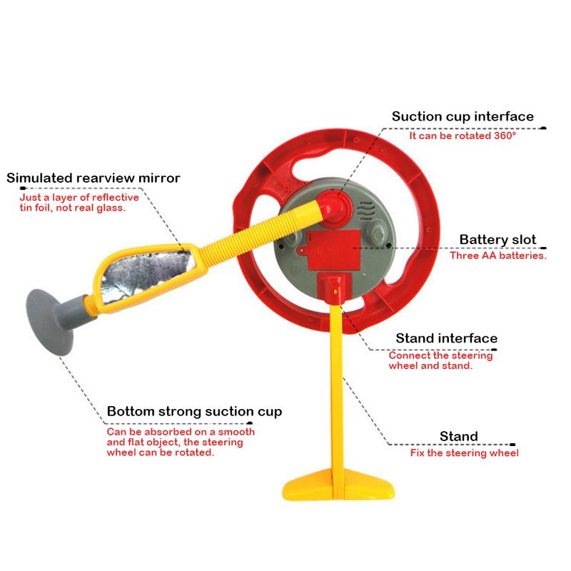 neue Simulierte Lenkrad Mit Licht und Musik Baby Puzzle Spielzeug