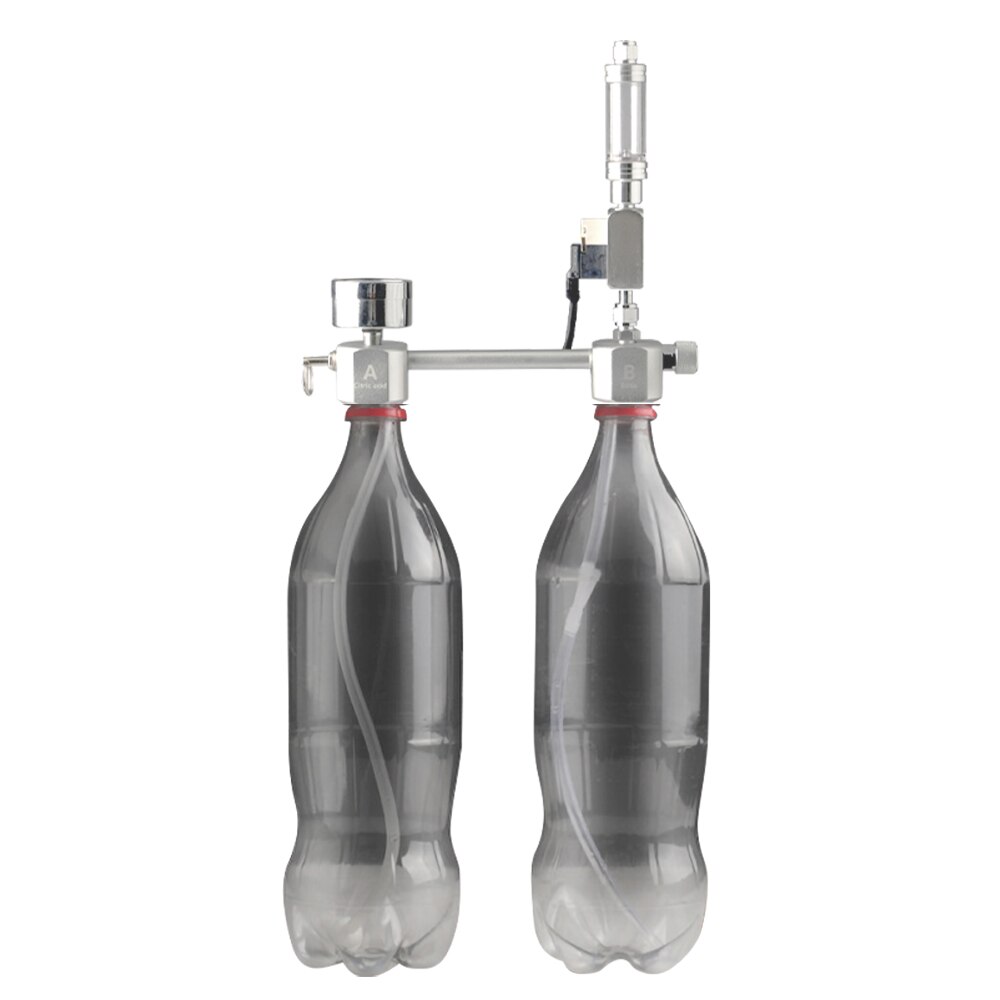 Aquarium DIY CO2 Generator System Kit CO2 Generator System Solenoid Valve Bubble Counter & Check Carbon Dioxide Reactor Kit