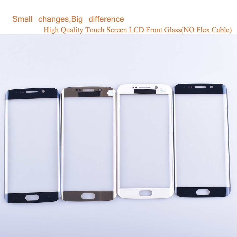 For Samsung Galaxy S6 edge G925 SM-G925V SM-G925P G925F G9250 Touch Screen Front Glass Panel Outer Glass Lens NO LCD