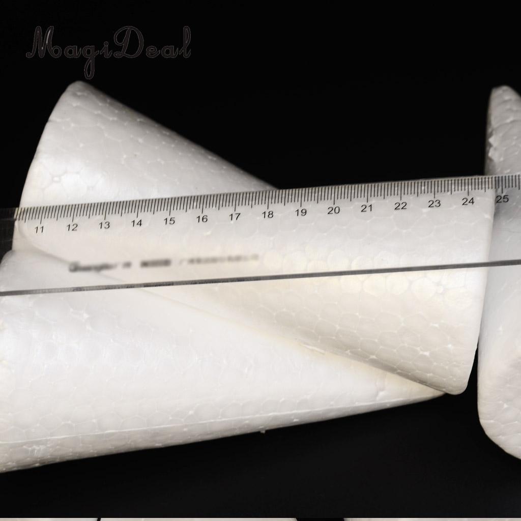 10pcs DIY Christmas Tree Styrofoam Foam Material for Kids Craft Xmas Decoration 150mm