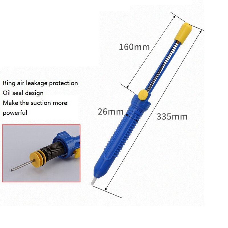 2Pcs Sucking Vacuum Desoldering Pump Solder Sucker Remover Series Desoldering Pump Solder Iron Remover Sucker Hand Tool