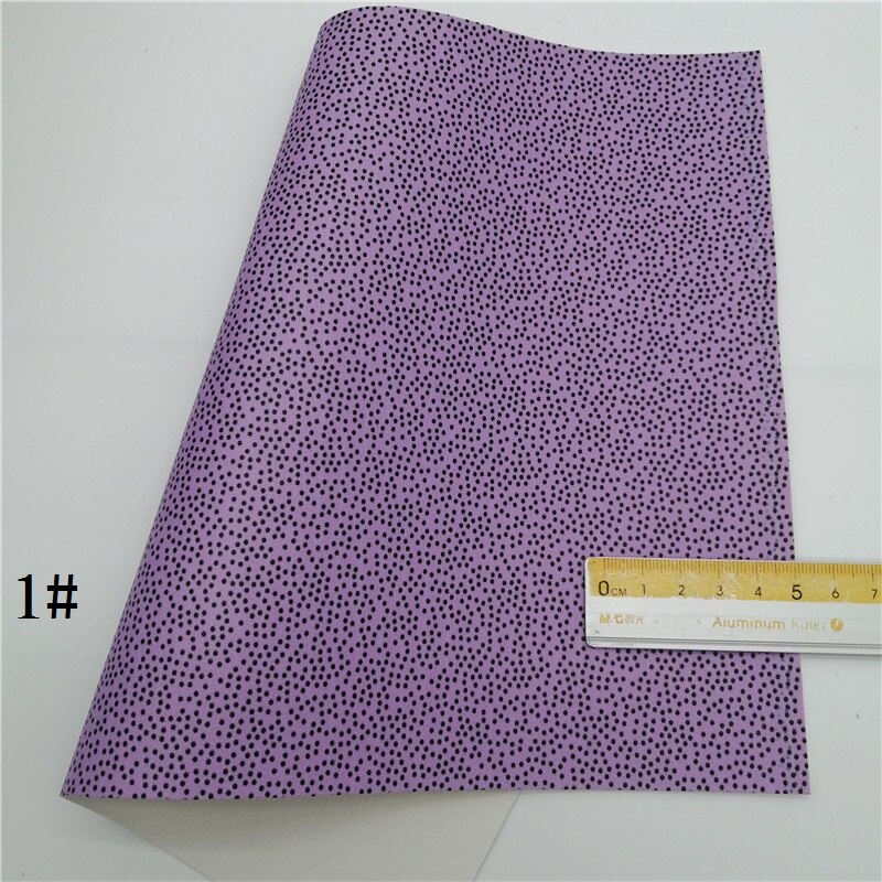 Hojas de tela sintética con estampado de lunares, colores Pastel, vinilo de fieltro para pendientes, lazos, 21x29cm, GM2294A