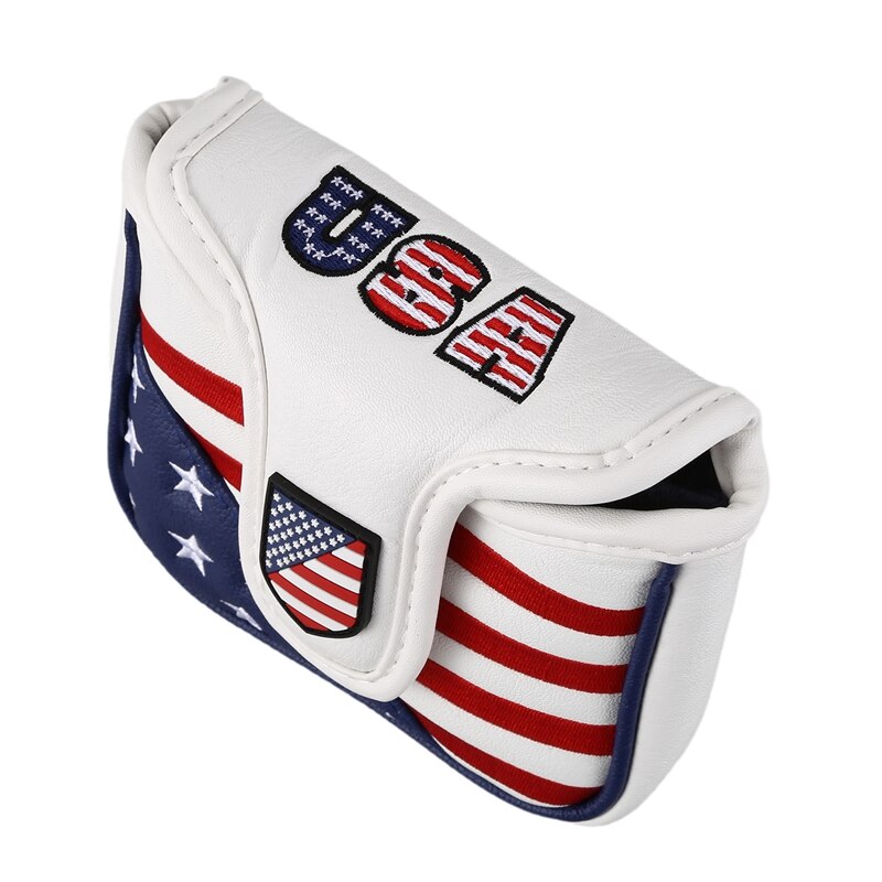 PU Golf Hammer Putter Abdeckungen Headcover Synthetische Leder Wasserdichte Griff Schützen Headcover Putter Abdeckung Headcover für Klinge Kopf