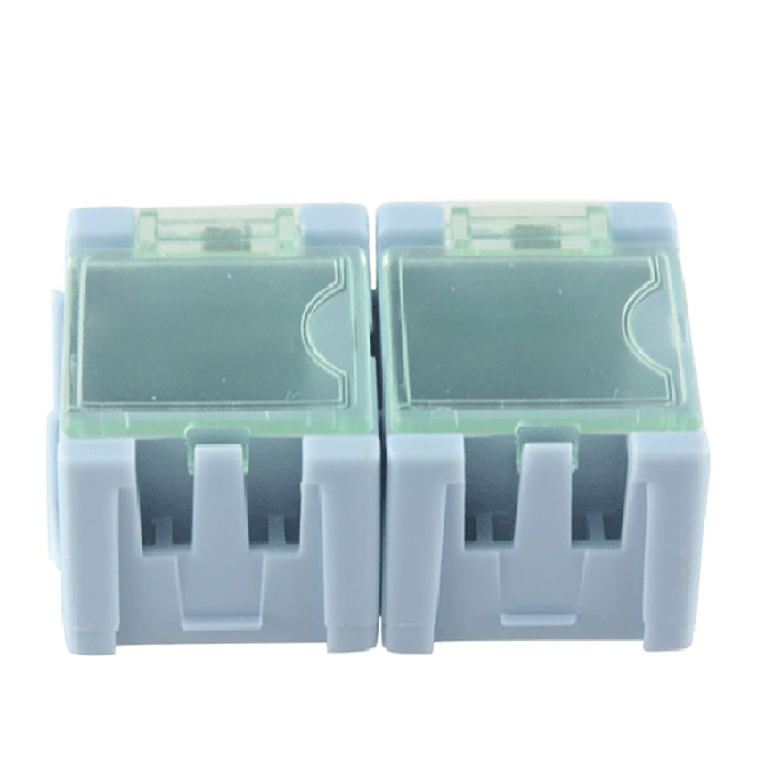 SMD SMT IC Component Storage Box Container Transparent Parts Patch Box Resistor Chip Case Multi-purpose Plastic Organizer
