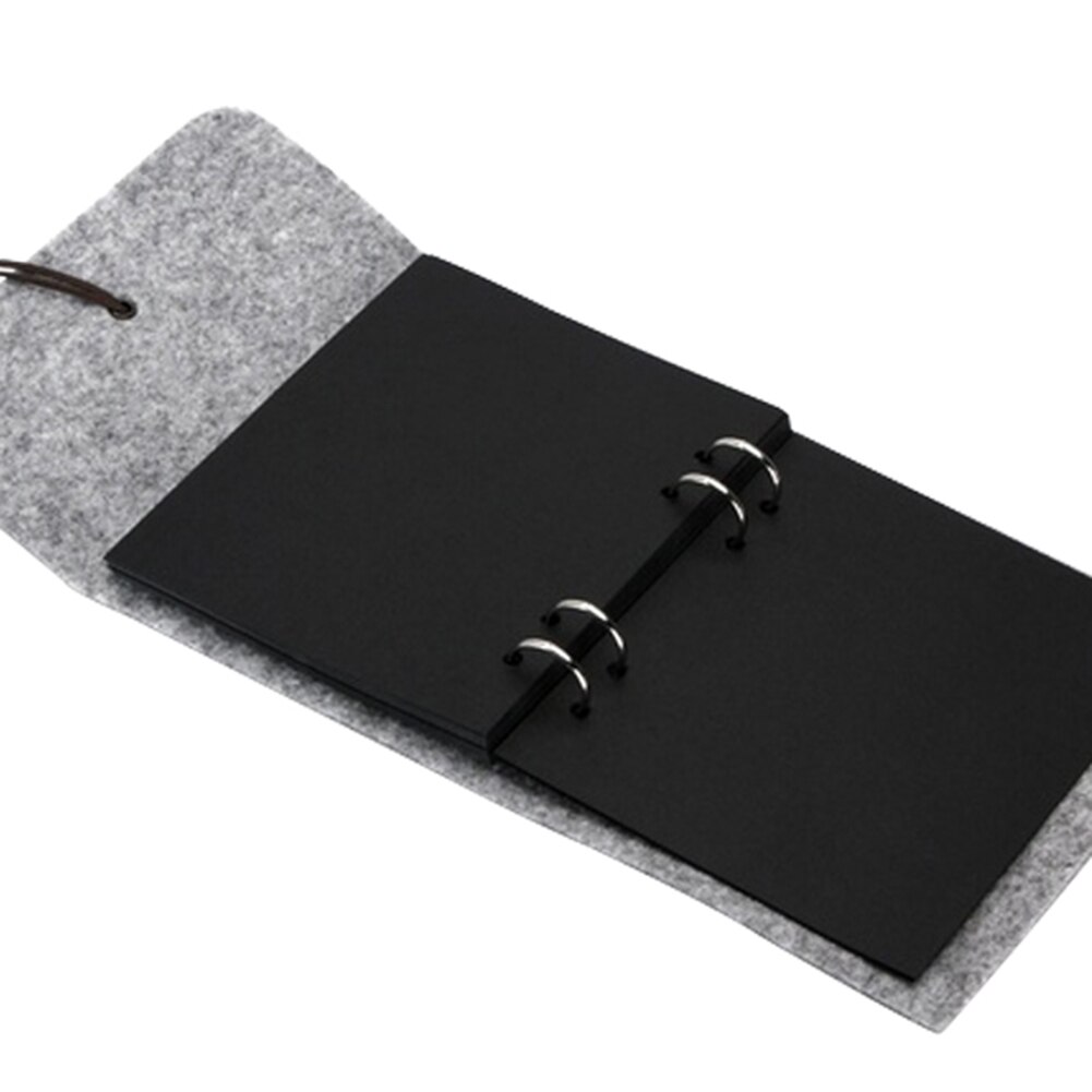 Love Heart Handmade Felt Cover DIY Photo Album Anniversary Scrapbook Decoration for Wedding Anniversary Memory Books