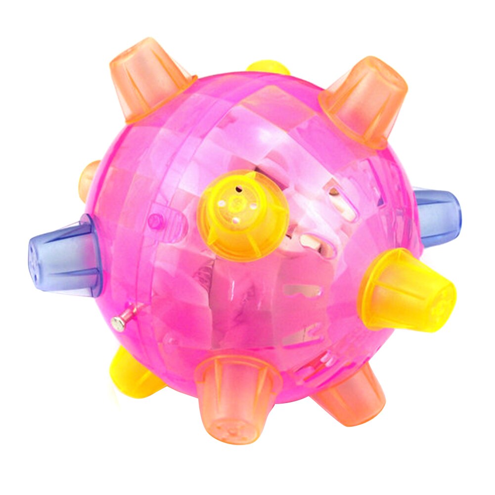 Jumping Activation Ball for Dogs Flashing Ball Light Sounds Jump Automatically DIN889: Default Title