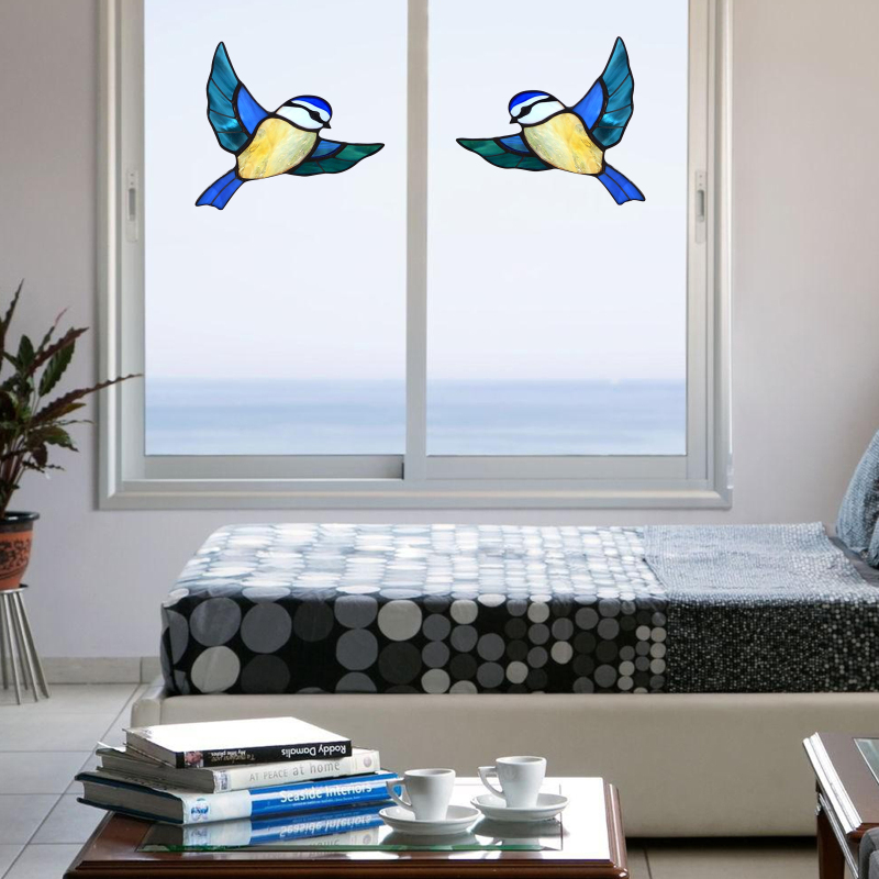 Cartoon Dier Patroon Muurstickers Vogel Behang Indoor Muur Raam Muurschilderingen Sticker Home Decoratie Voor Slaapkamer Woonkamer