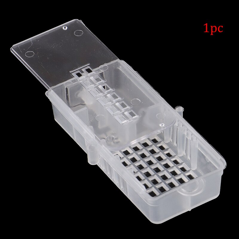 1pcs Bee Tool Transport Cages Beekeeping Equipment Queen House Beehive Cage White transparent: Default Title