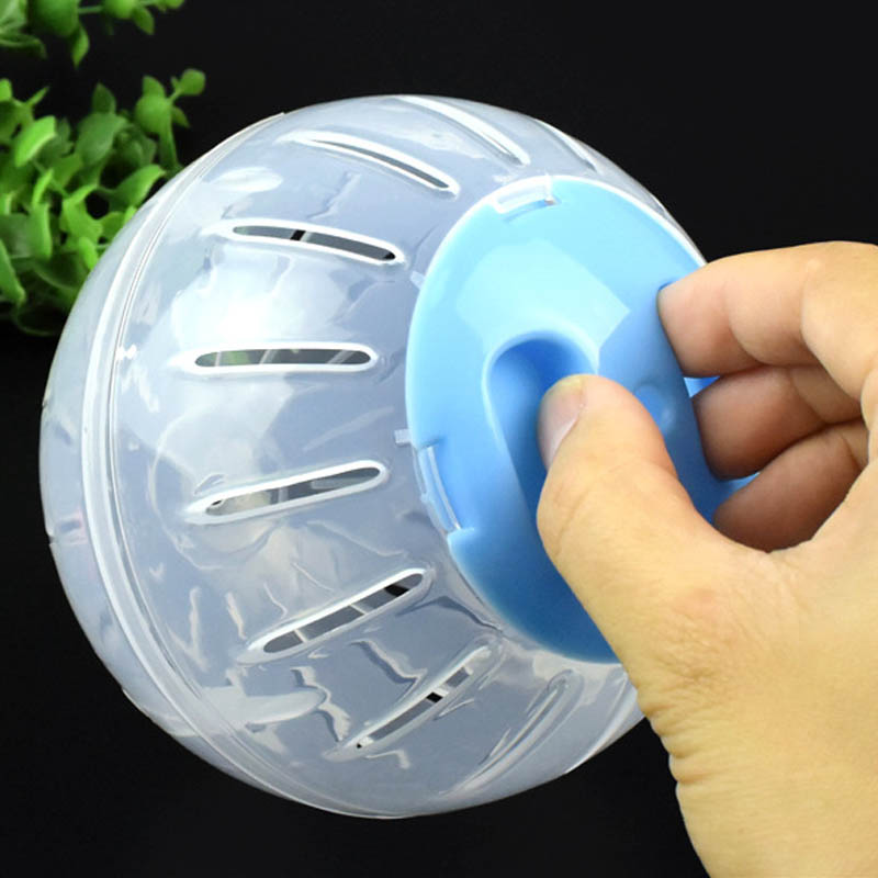 Hamster Exercise Balls Pet Products Cute Plastic Mice Jogging Ball Breathable Clear Ball Hamster Supplies Gerbil Rat Toy 2 Size