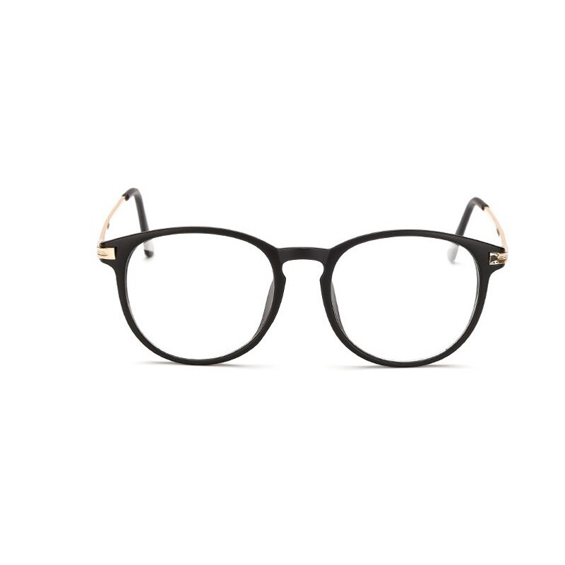 Elbru Klassieke Mode Plain Bril Retro Kleurrijke Brillen Comfortabele Grote Metalen Bril Frame Clear Lens Bril Unisex