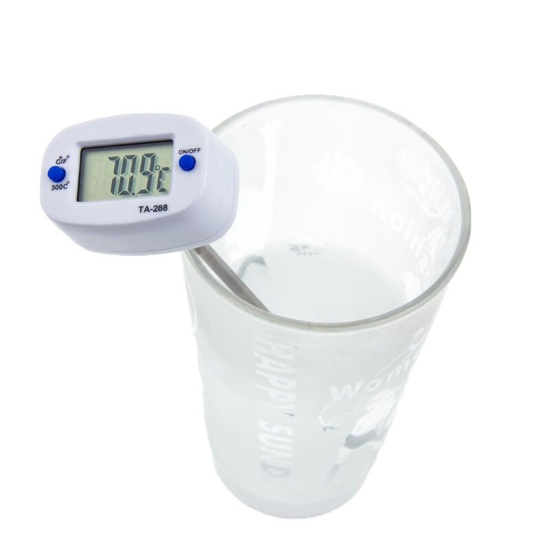 Ta288 pin form digitalt termometer øyeblikkelig lese lomme olje melk kaffe vann test kjøkken matlaging termometer digitalmjj 88