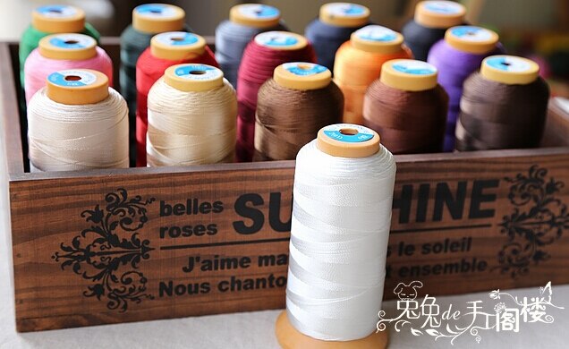 Multicolor 210D6 nylon thread 600M High-strength Denim line nylon thread Leather Line Sewing Supplies DIY Accessories