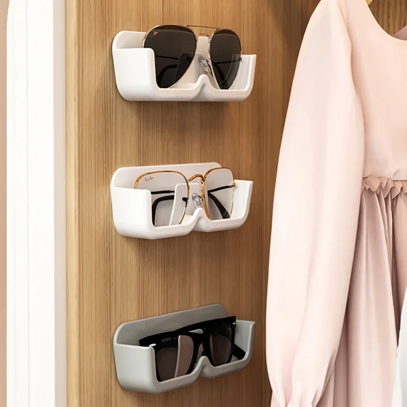 Gläser Aufbewahrungsbox Zauberstab montiert perforiert frei Sonnenbrille Organizer Gestell hoch-Ende-Glas Vitrine Heimat Organizer Aufbewahrungsbox