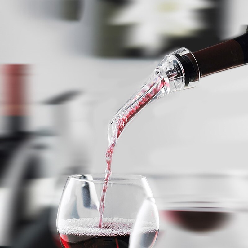 Draagbare Wijn Schenker Beluchter Te Dragen Premium Wijn Accessoire Flessen Wijn Beluchten Schenker Uitloop